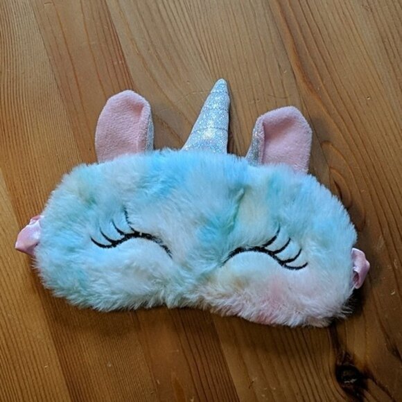 Plush satin animal sleep eye mask - Picture 1 of 6